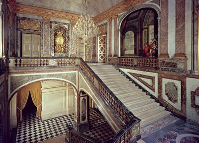 A escadaria do Queens, c.1679 de French School