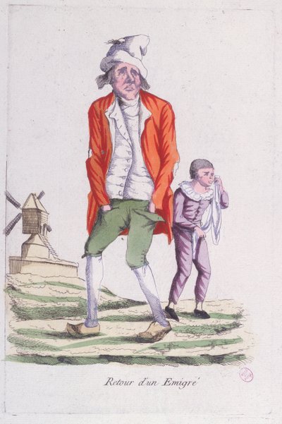 O retorno de um emigrante de French School