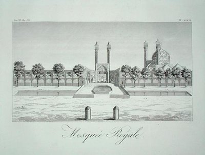 A Mesquita Real em Isfahan, de 