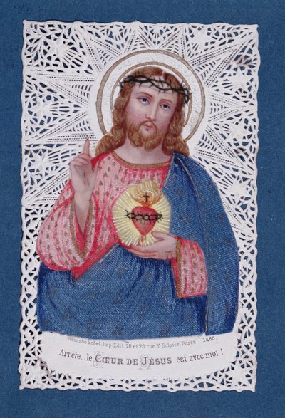 O Sagrado Coração de Jesus, segunda metade do século XIX de French School