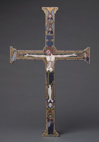 O "Spitzer Cross", mestre do Royal Plantagenet Workshop, c.1190 de French School