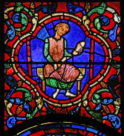 A janela de St Martin: doadores - sapateiros (w20) de French School