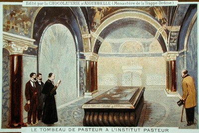 O Túmulo de Louis Pasteur (1822-95) no l