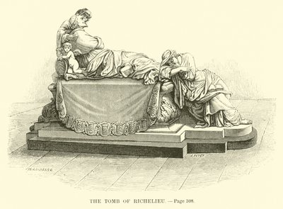 O túmulo de Richelieu de French School