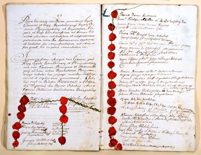 O Tratado de Ryswick, 30 de outubro de 1697 de French School