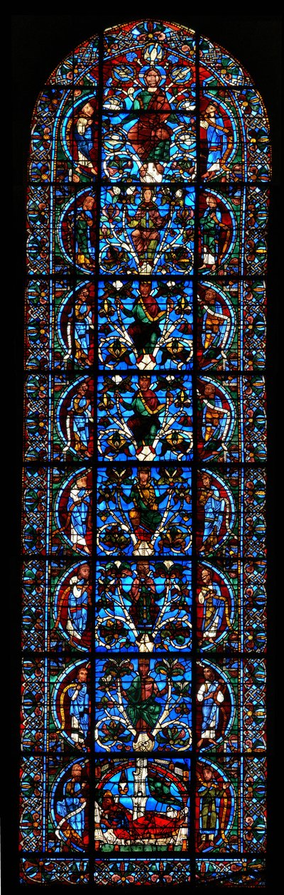 A árvore de Jessé, c.1150 de French School