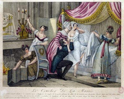 A noite de núpcias, c.1820 de French School