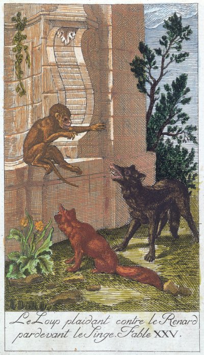 O Lobo, a Raposa e o Macaco, de 