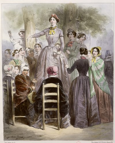 O governo das mulheres durante a revolução de 1848 de French School
