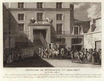 A prisão de Jean-Jacques Duval dEpremesnill de French School