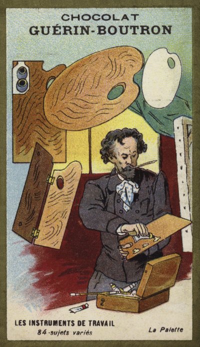 A paleta de artistas de French School