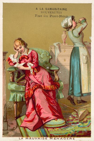 A governanta má (chromolitho) de French School