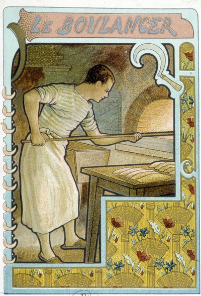O padeiro no seu forno - Chromo. de French School
