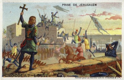A captura de Jerusalém, Primeira Cruzada, 1099 de French School