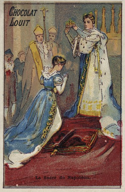 A coroação de Napoleão, 1804 de French School