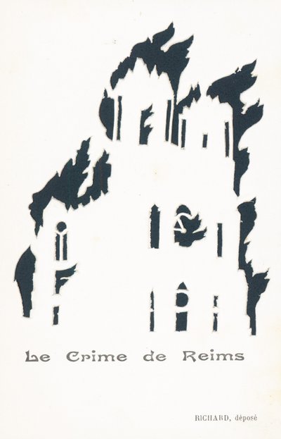 O crime de Reims (litografia) de French School