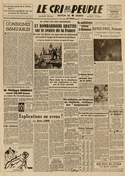O grito do povo - Sexta-feira, 5 de maio de French School