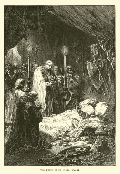A morte de St Louis de French School