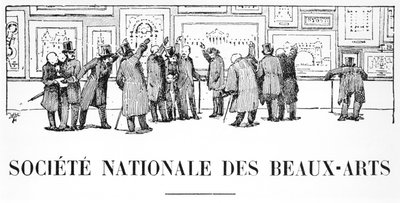 O departamento de arquitetura, Société Nationale des Beaux-Arts, Salão de 1910, ilustração da arquitetura, 1910 de French School