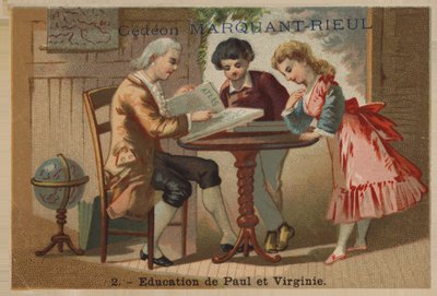 A educação de Paul e Virginie de French School