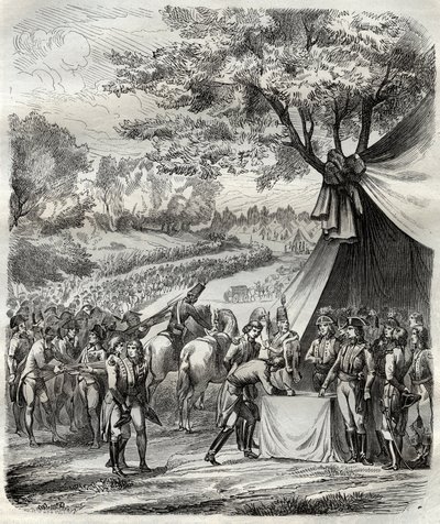 O fim da guerra dos Vendee - Hoche assina um tratado com os bretões - Revolução Francesa - La pacificação de la Vendee - Accords de la Mabilais, 20 de Abril de 1795 - assinatura entre o General Hoche e os chefes chouans - Assinatura do Tratado dos Mabilais de French School