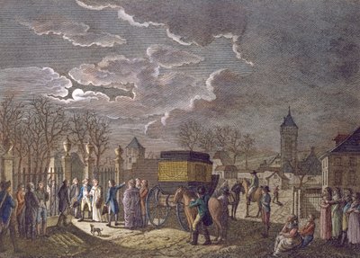 A troca, em 26 de dezembro de 1795, de Madame Royale em Basiléia por 6 prisioneiros franceses capturados pelos austríacos de French School