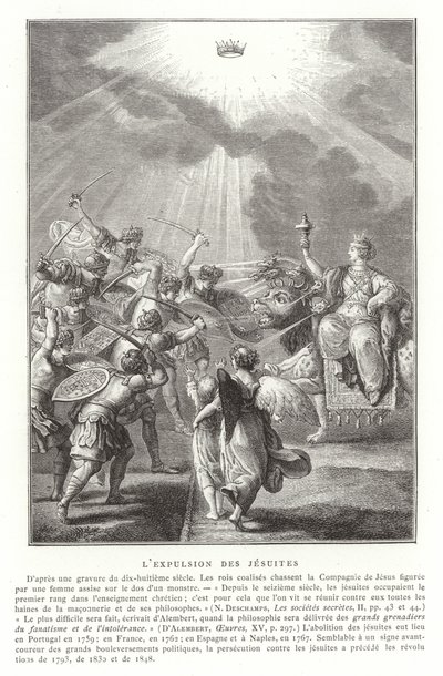 A expulsão dos jesuítas do século XVIII de French School