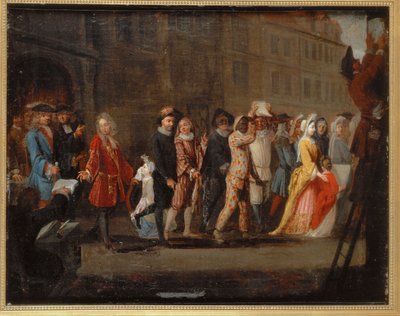 A expulsão dos actores após a supressão da Commedia dell