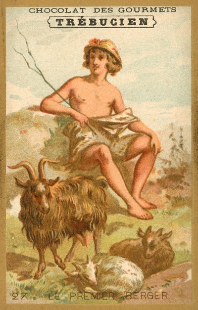 O primeiro pastor (chromolitho) de French School