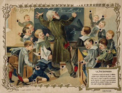 O jogo proibido (chromolitho) de French School