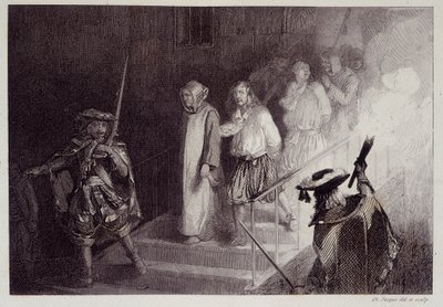Os quatro senhores bretões da conspiração de Cellamare de French School