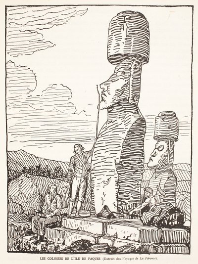 Os gigantes da ilha de Páscoa de French School