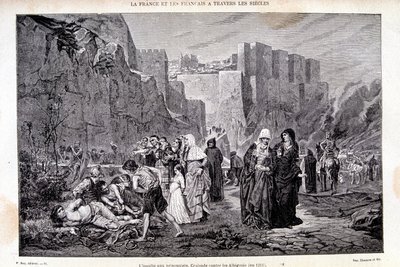 O insulto aos prisioneiros: cruzada contra os Albigeois de French School