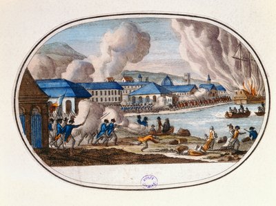 O último dia do cerco de Toulon, 18 de dezembro de 1793 de French School