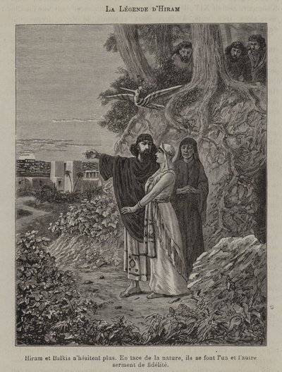 A lenda do Hiram (gravura) de French School