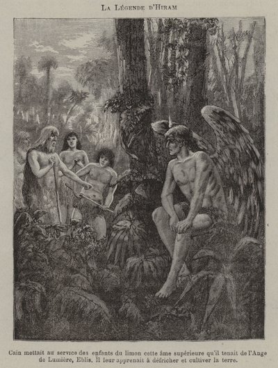 A lenda do Hiram (gravura) de French School