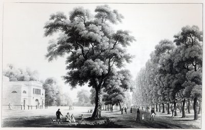 A principal avenida do Prater, Viena, 1821 de French School