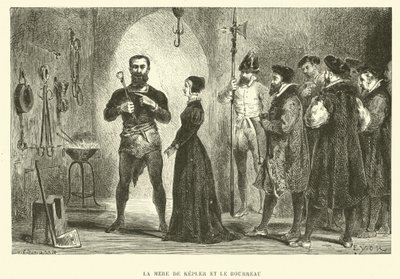 A mãe de Johannes Kepler e o executor de French School