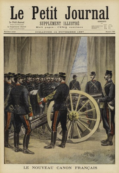 O novo canhão francês, 1897 de French School