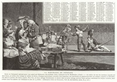 O vendedor de jornal de French School