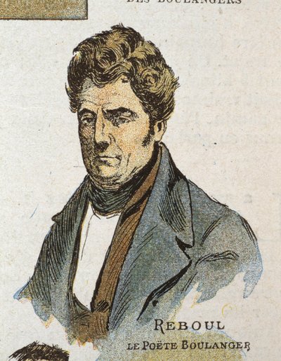 O poeta Reboul apelidado de "O Boulanger de Nîmes" (1796 - 1864) de French School