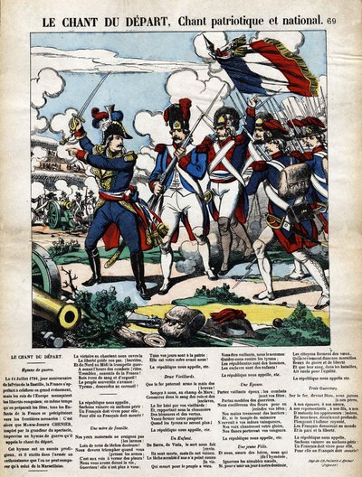 A canção do início, canção patriótica e nacional. de French School