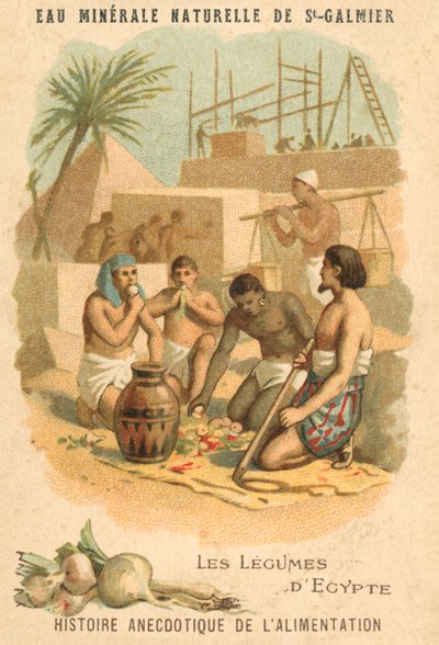 Os legumes do Egipto (chromolitho) de French School