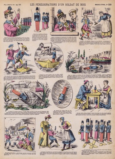 As andanças de um soldado de madeira (cor litho) de French School