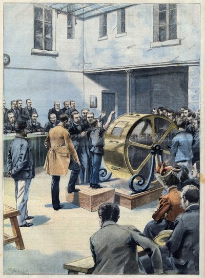 A roda da Fortuna. Sorteio de Títulos no Credit Foncier de France, em "Le Petit Parisien". de French School