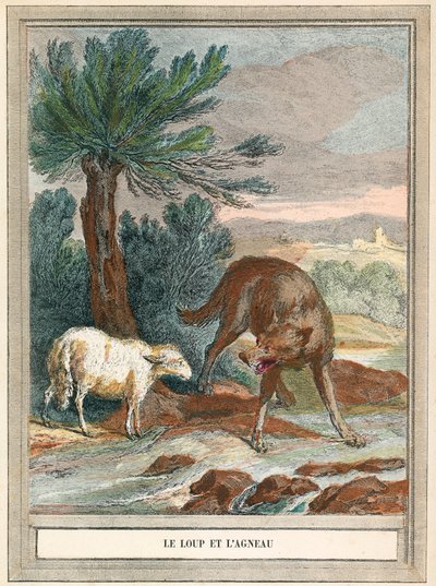 O lobo e o cordeiro de French School