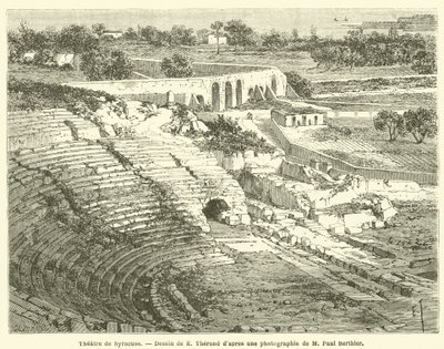 Theatre de Syracuse (gravura) de French School