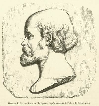 Theodore Parker (gravura) de French School
