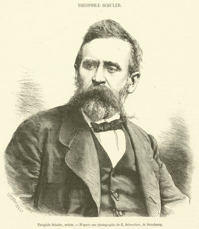 Theophile Schuler, artesão (gravura) de French School