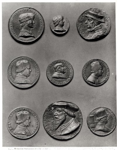 Thomas Bohier, 1513, Pierre Briconnet, Simon Costieres, Robert Briconnet, Cardeal William de Estouteville (c.1403-83), Jean Carondelet (1468-1545), Pierre de Sacierges, Cardeal F. de Tournon, 1535, de French School